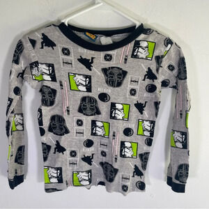 Star Wars Kids Long Sleeve Cotton Sleepwear Shirt Size 10